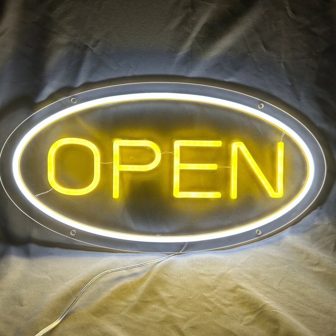 Open Neon Sign Custom Neon Sign Outdoor Neon Sign Etsy