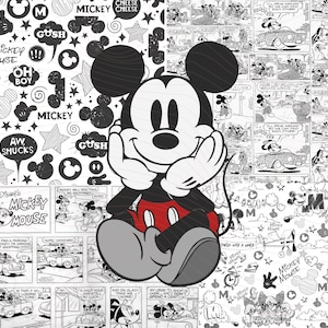 Mickey Wallpaper - Etsy