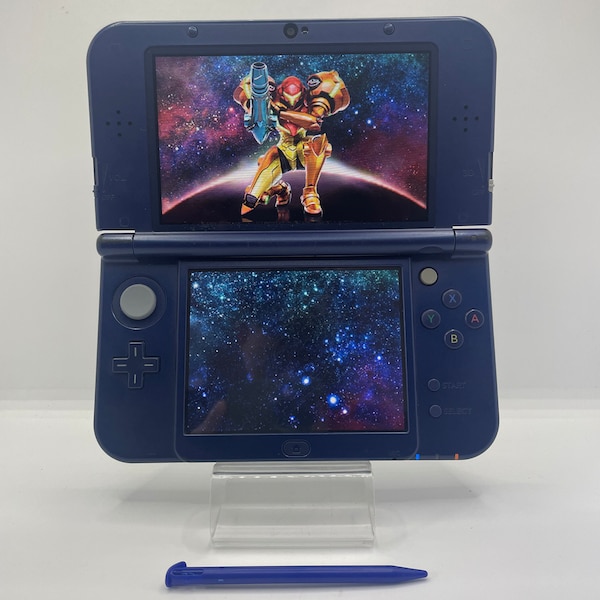 New Nintendo 3DS XL Console Blue Comes With Games\charger\stylus