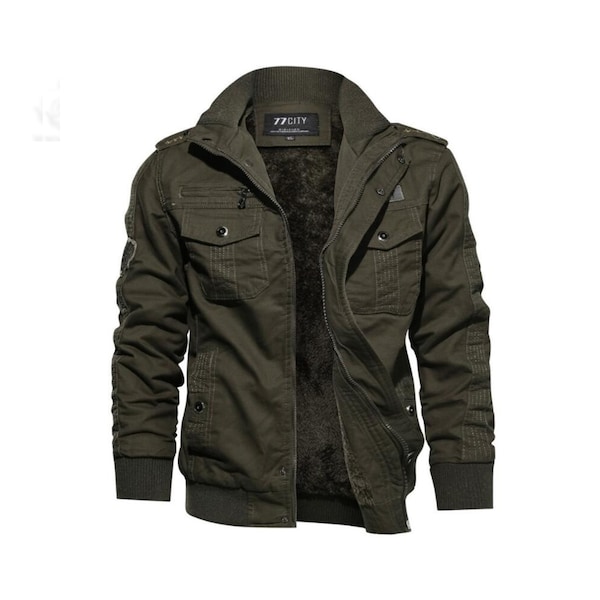 Army Green Jacket Etsy