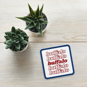 Buffalo Embroidered patches