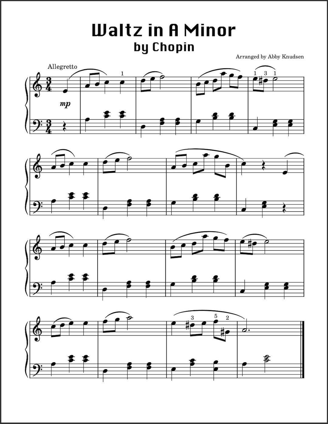 34 Valses Sentimentales Piano - Partituras - Cantorion, partituras y  páginas musicales gratis