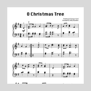 O Christmas Tree | Easy Piano Sheet Music - Printable PDF