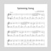 SIMPLIFIED Spinning Song | Easy Piano Sheet Music - Printable PDF - Etsy