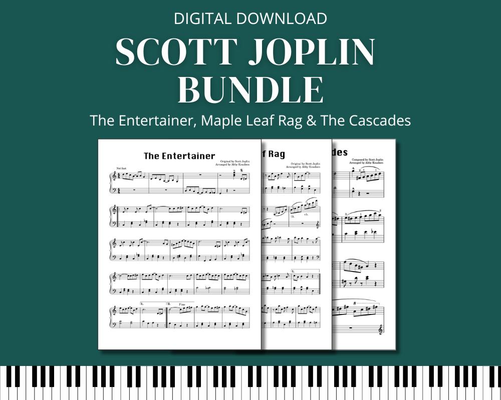 BUNDLE! Scott Joplin Simplified Sheet Music | Digital Download - Etsy