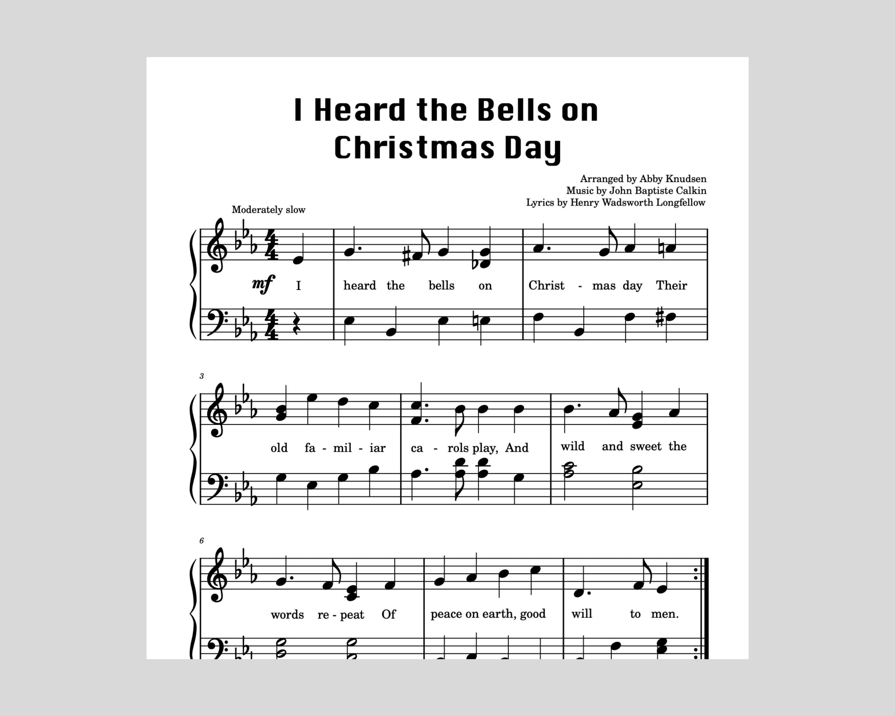 I hear the bells on christmas day casting crowns