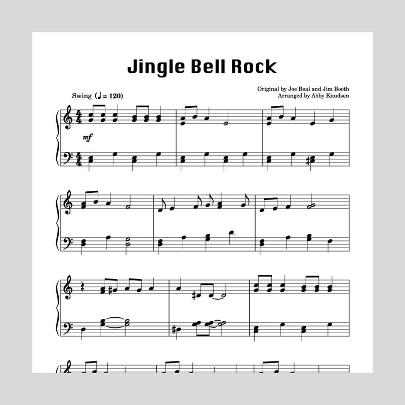 Musical Notes Simple Colorfull Jingle Bells Notes Piano - Etsy UK