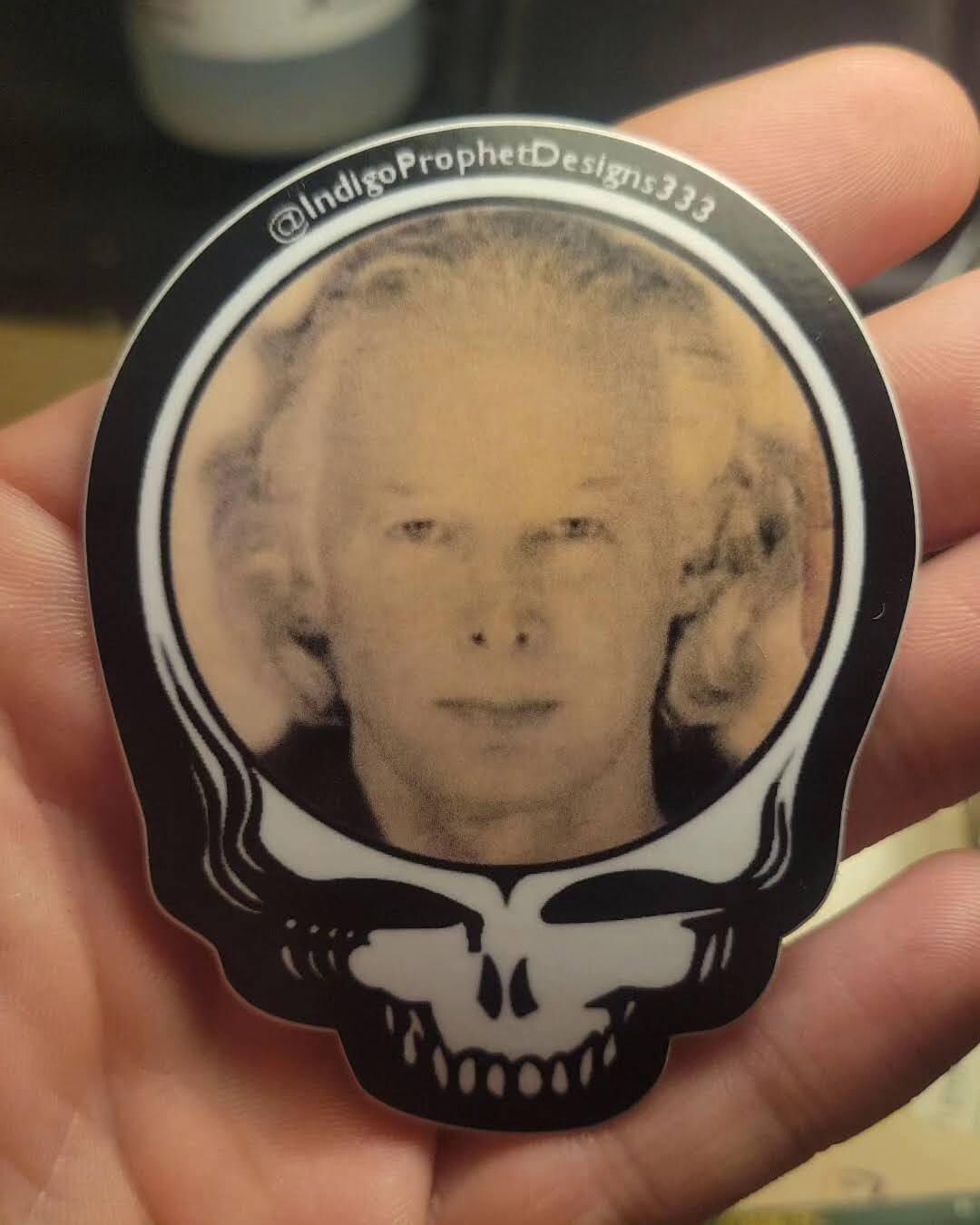 Leonard Pickard Stealie Sticker - Etsy