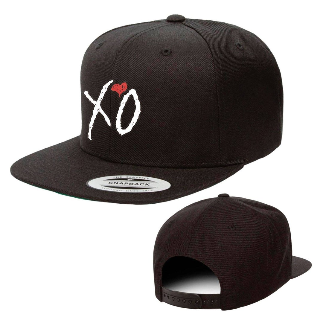 XO on a Snapback Hat Etsy