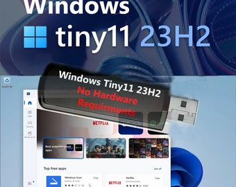 Windows Tiny11 USB - Fully Working and Secure Windows 11 for Older Computers