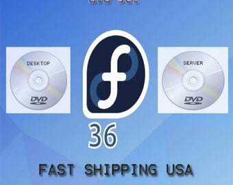 Fedora Workstation and Server DVD SET LTS latest release fast shipping usa