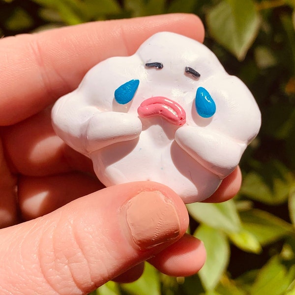 Polymer Clay charms, Cry Baby Cloud| Spring Collection