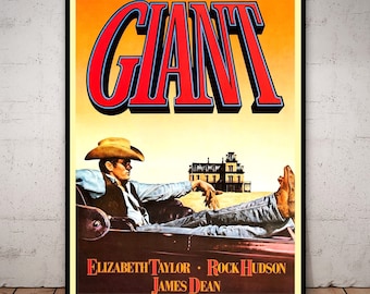 Giant - James Dean - Movie Poster - Digital Download - Printable Art