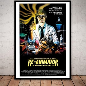 Re-Animator - Retro Horror Movie - Poster - Digital Download
