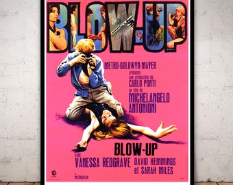 Blow Up - Vintage Movie Poster - Printable Art - 1960's