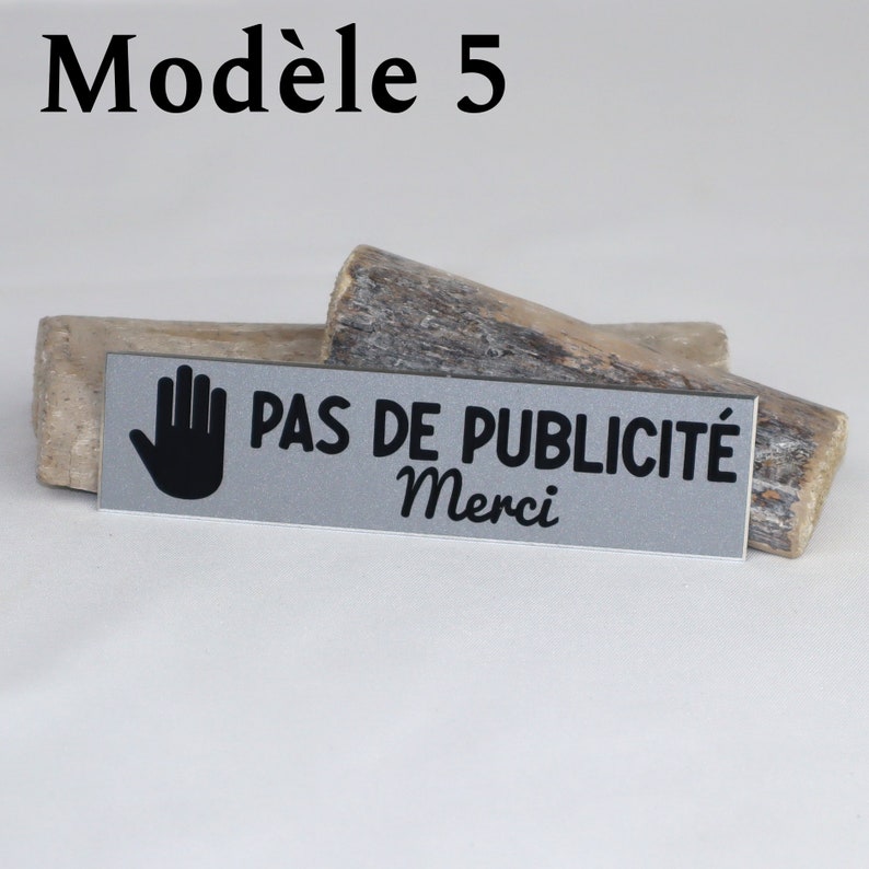 Modèle 5 Plaque Stop Pub