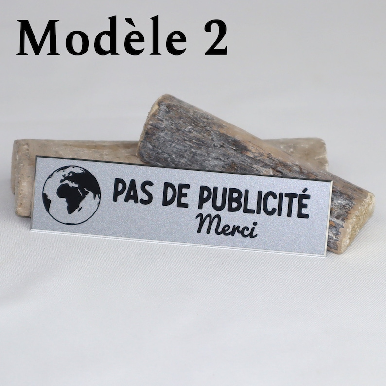 Modèle 2 Plaque Stop Pub