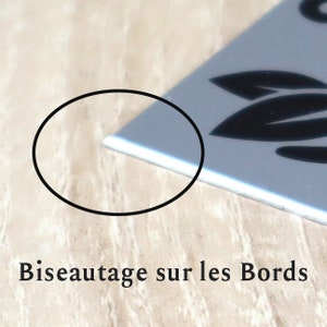 Biseautage léger sur les bords