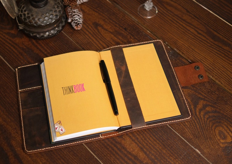 Personalized Leather Padfolio Business Portfolio Leather Etsy