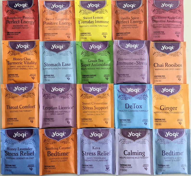 Yogi® Tea Bag Collection 20 Varieties 40 Count Organic Perfect Value