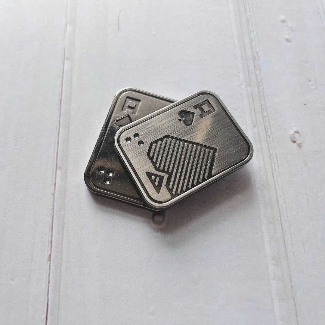 EDC Fidget Slider Joker Ace King Clicker 2.0 Fidget Slider Metal Slider