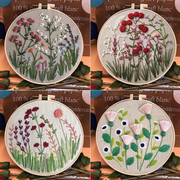 Crewel Embroidery Kits - Etsy