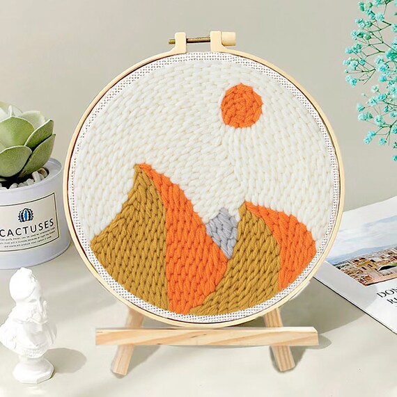 BEGINNER PUNCH NEEDLE Embroidery Kit