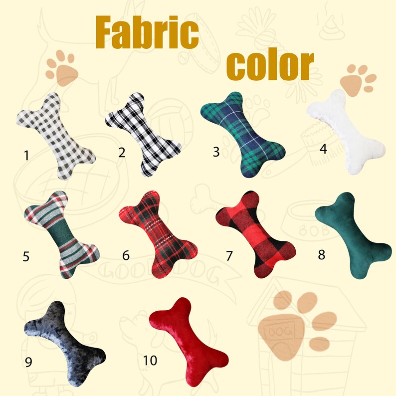 Custom Dog Toy Embroidery Puppy Toy Handmade Dog Toy Cotton Etsy