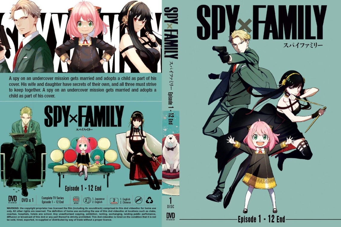 Spy X Family Anime Ep 1 Vostfr Anime DVD Spy x Family Episode 1 12 End Englische Dubbed - Etsy.de