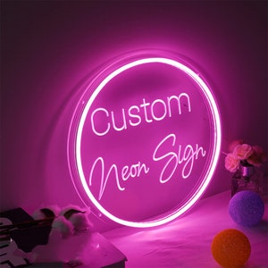 Custom Neon Sign | Neon Sign | Personalized Neon Sign | Custom Name Sign | Custom Business Neon Sign | LED Sign | Wall Decor | Home Decor