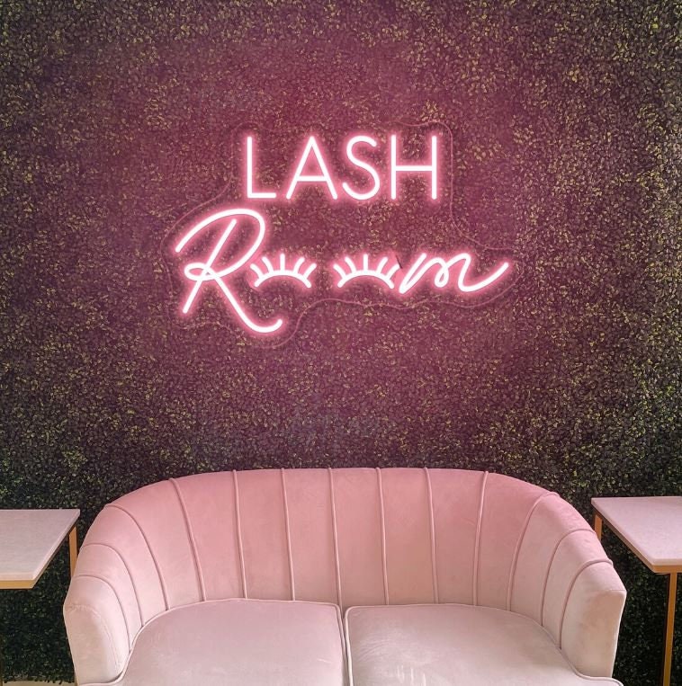 Custom Eyelash LED Neon Sign: Beauty Salon Decor - Etsy