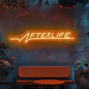 Afterlife Neon Sign: Gamer Room LED Wall Decor