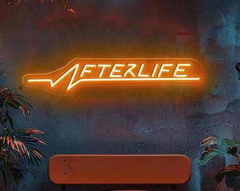 Afterlife Neon Sign: Gamer Room LED Wall Decor