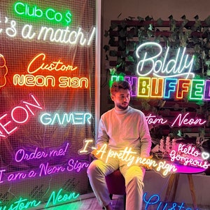 Custom Handmade LED Neon Sign | Wedding | Birthday Party |Surname Neon Light | Neon Art | Wall Decor | Home Decor