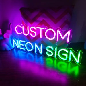 Custom Neon Sign | Neon Sign | Personalized Neon Sign | Custom Name Sign | Custom Business Neon Sign | LED Sign | Wall Decor | Home Decor