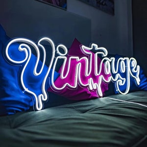 Custom Neon Sign | Neon Name Sign | Wedding Birthday Gift | Custom Night Light | Neon Wall Art Bedroom Home Decor