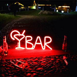 Letrero de neón LED personalizado / Letrero de neón personalizado / Letrero de neón con nombre / Logotipo / Tienda / Bar / Cerveza / Cafetería / Tienda / Letrero LED / Decoración de pared / Decoración del hogar