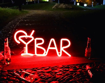 Custom LED Neon Sign: Personalized Name, Logo, Bar Decor