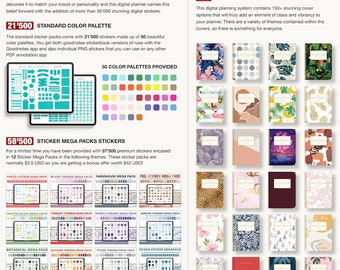 Premium Digital Life Planner 2023 2024 Undated iPad Goodnotes ...