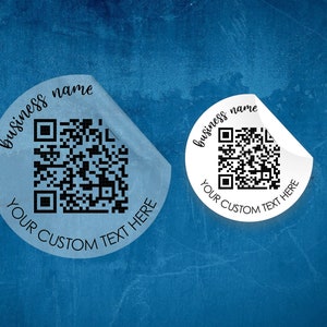 QR-codesticker, aangepaste QR-codesticker, Instagram QR-code stickerrol, stickers kleine bedrijven, gepersonaliseerde sticker, aangepast stickerlabel