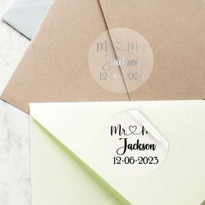 Wedding Envelope Seal Stickers, Personalized wedding stickers, Wedding Invitation Sticker Seal, Envelope wedding sticker, Custom Stickers