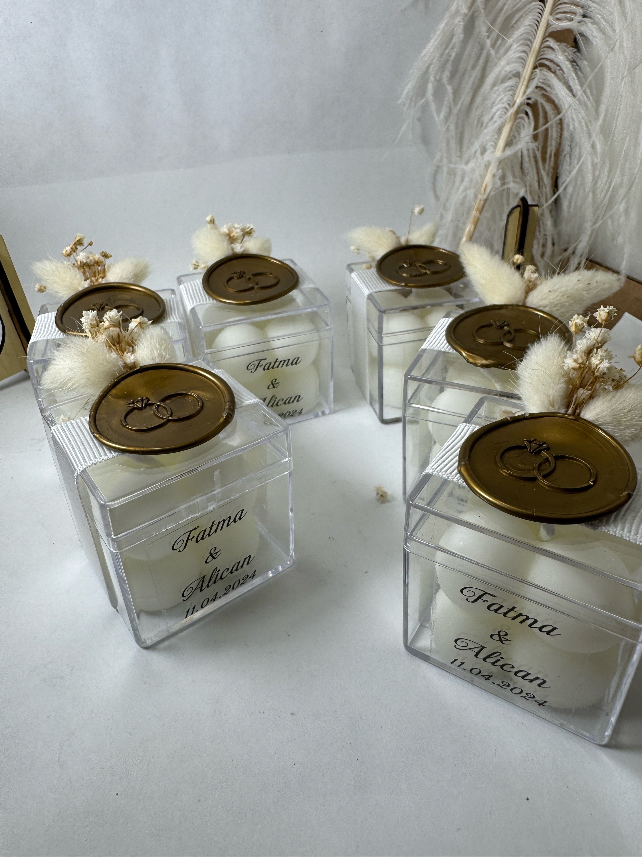 Wedding Candle Favors for Guest, Engagement Candle Favors, Bubble ...