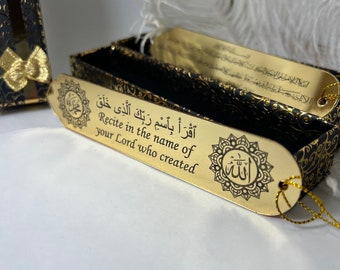 Ayatul Kursi Koran Lesezeichen, Muslimisches Hochzeit Gefallen, Nikkah Gefälligkeiten, Islamisches Lesezeichen, Islamisches Geschenk, Hajj Umrah Gefälligkeiten, Graduation Favors.Ameen