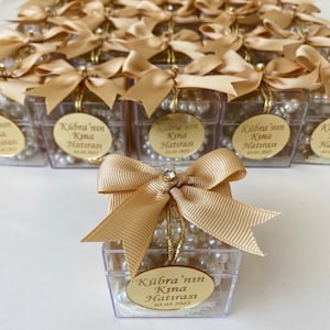 Personalized Prayer Beads Tasbeeh Masbaha Favor with Ring | Ramadan Favor | Eid Favor | Wedding Favor | Baby Shower Favor | Graduation Favor