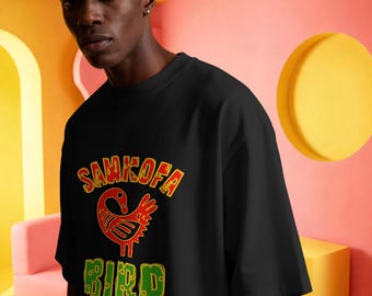 Sankofa Bird Graphic T-Shirt | Sankofa African Symbol Tee