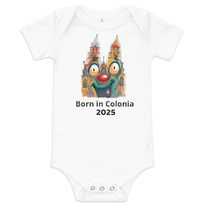 Body mit Kölner Dom als Geburtsgeschenk