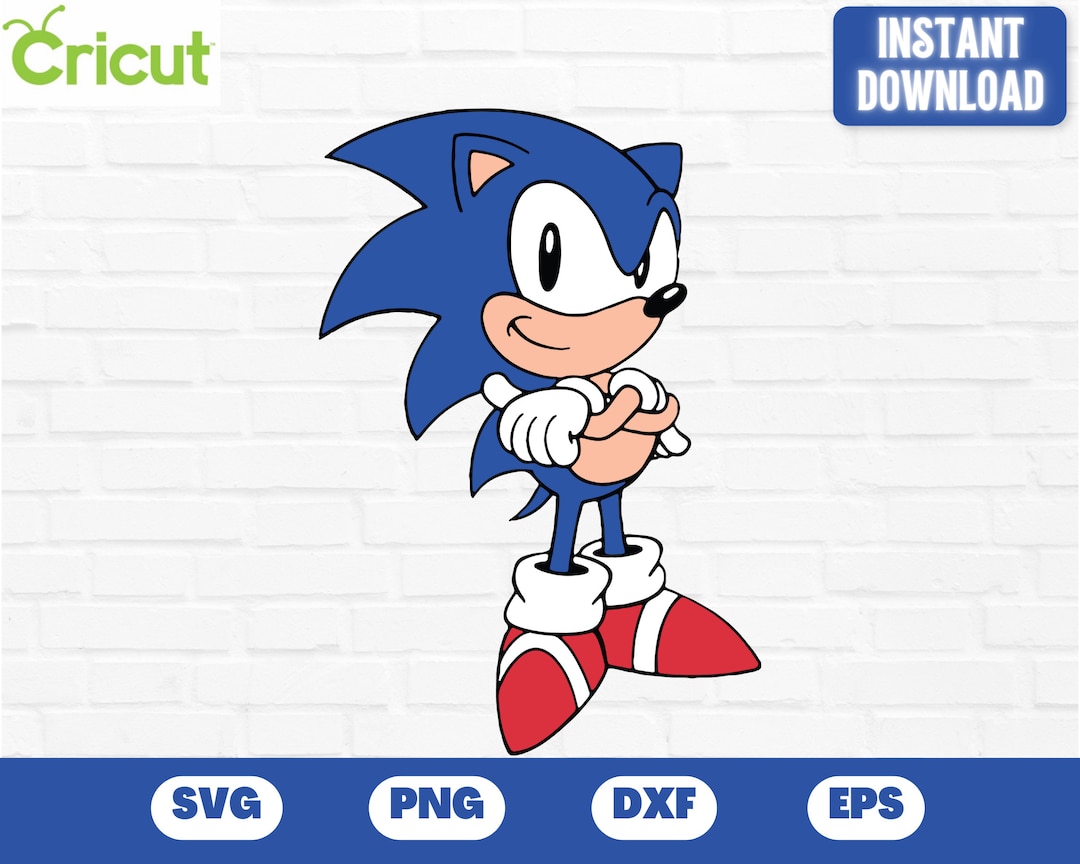 Sonic Svg, Sonic The Hedgehog SVG, Hedgehog Svg, Sonic Face Svg ...