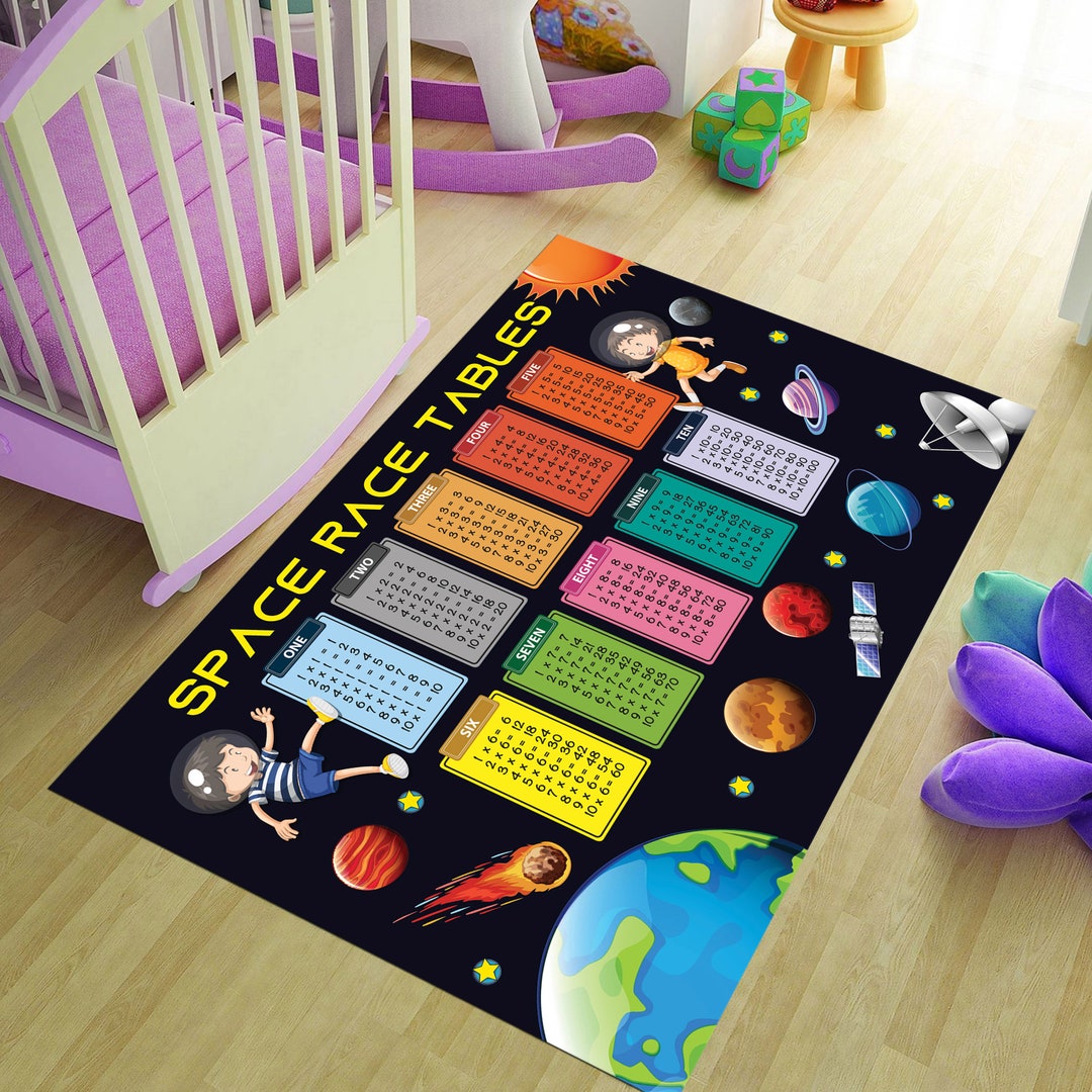 The Multiplication Table Brain Teaser Game Carpet Popular Etsy