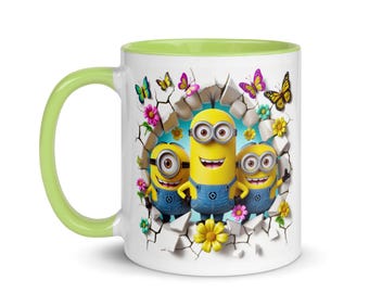Minions Garden Mug: 11oz Funny Cartoon Coffee Cup