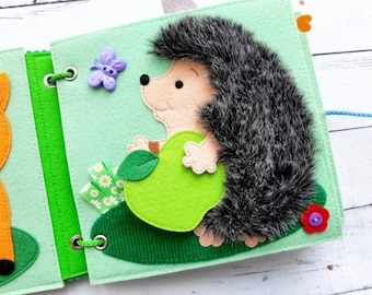 Forest Animals Quiet book Pattern PDF, Felt book Template, Woodland Quiet Book, Quiet book sewing ideas